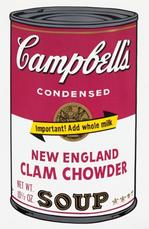 Andy Warhol New England Clam Chowder