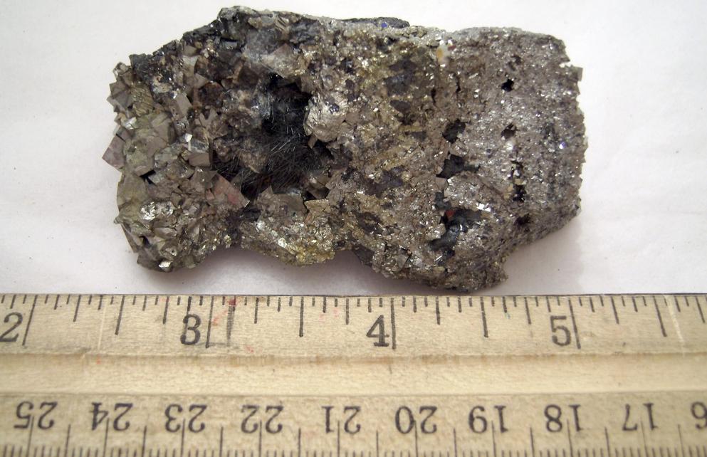 JAMESONITE, ARSENOPYRITE, SPHALERITE, QUARTZ - Noche Buena Mine (Mina Noche Buena), Noche Buena, Mun. de Mazapil, Zacatecas, Mexico - sold
