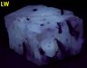 fluorescing CALCITE with LAUMONTITE - Churchville Quarry (Davis Quarry Company Inc.), Churchville, Hardford County, Maryland, USA - for sale