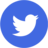 twitter icon circle with blue background