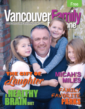 Front pages of Vancouver Family Magazine