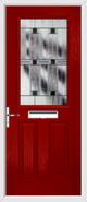 2 Panel 1 Square Door aspen glass