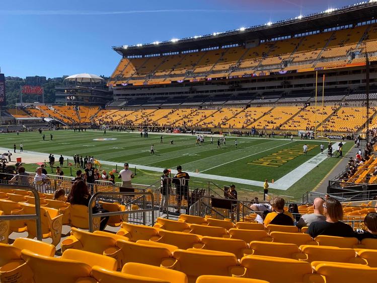 Seat View from Section 108 at Heinz Field