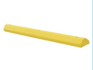 yellow parking stops