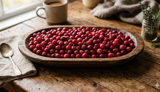Fresh cranberries