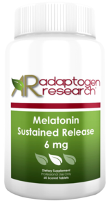 Adaptogen Research, Melatonin Sustained Release 3 or 6 mg