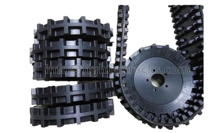 drive sprockets for tracked vehicles