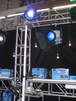 RP64 Par64 LED replacement lamp at Cinegear with RatPac Dimmers