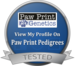 Chuck Paw Print Genetics