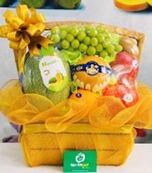 Giỏ hoa quả thắp hương đám giỗ đẹp