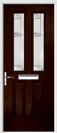 2 panel 2 square composite door regal corenet glass