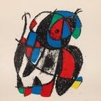 Joan Miro Plate XIV Lithographs II