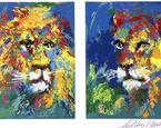 LeRoy Neiman Lion and Lioness