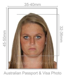 Australian Passport and Visa Photo