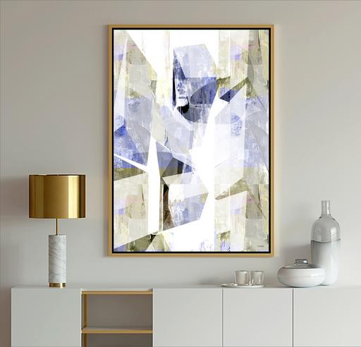 Blue and White Abstract, #Abstract Art, #Dubois Art, #Wall Art, #blue and White, #blue art