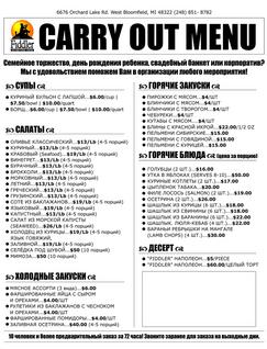 Fiddler Carry out Menu