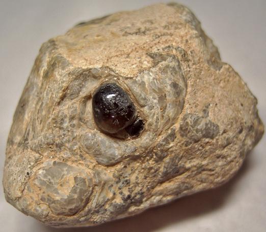 APACHE TEARS OBSIDIAN in perlite - Apache Tears locality, Picketpost Mountain area, Superior, Pinal County, Arizona, USA