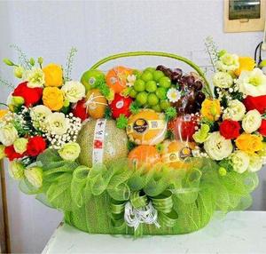 hoa quả nhập khẩu, giỏ hoa quả, lẵng hoa quả
