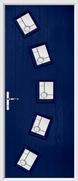 5 Square Arch Composite Door trieste glass