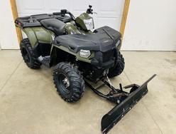 Sportsman 400 4x4 ATV with Winch & Plow