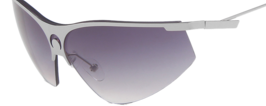 Moon Logo Big Eyes Futuristic Sunglasses