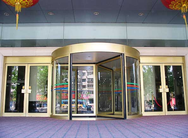 3 wings automatic revolving doors