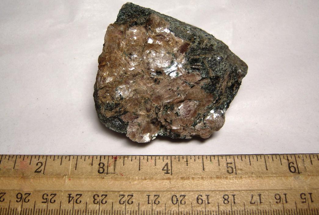 Margarite mica, Emery Corundum, actinolite, magnetite, Chester Emery Mines, Chester, Hampden County, Massachusetts, USA