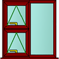 Style 30 rosewood window