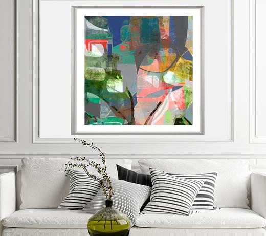 multi-color abstract art - Dubois Art