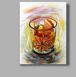 botanical flowers, lobster claw, large painting