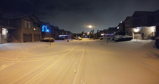 Winter Street Snow