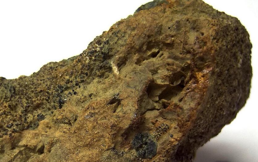 VIVIANITE with SIDERITE - Raccoon Creek, Mullica Hill, Harrison Township, Gloucester County, New Jersey, USA - ex Rutgers Geology Museum - sold
