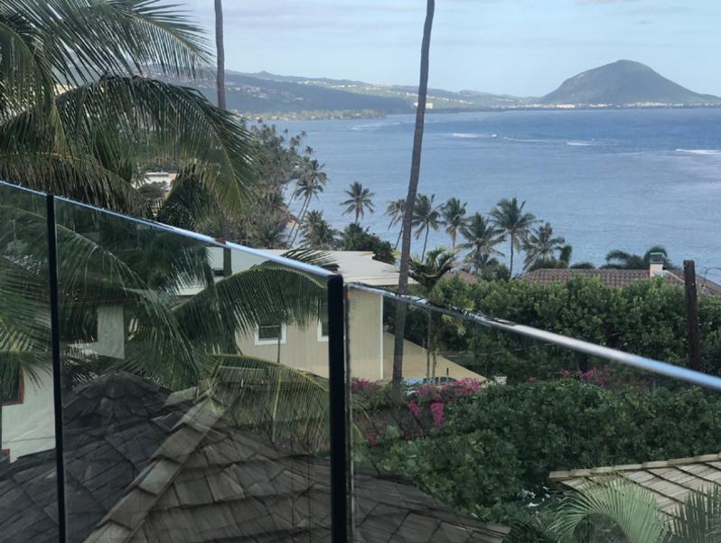 Glass railing Hawaii, glass for deck Hawaii, Glass rail system Honolulu, stainless steel railing Honolulu, stainless steel railing, railing , deck railing, deck