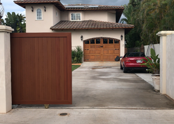 Island Style Gates, Aluminum gates Hawaii, Driveway gate Honolulu, Privacy Gates Oahu, Custom Gates Oahu, Automatic Gates Hawaii