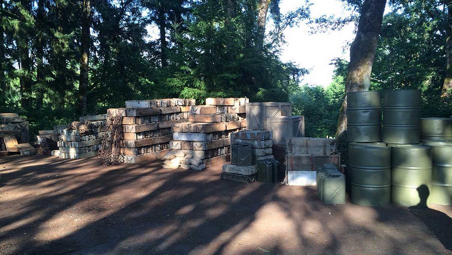 WW2 ammo and supply dump
