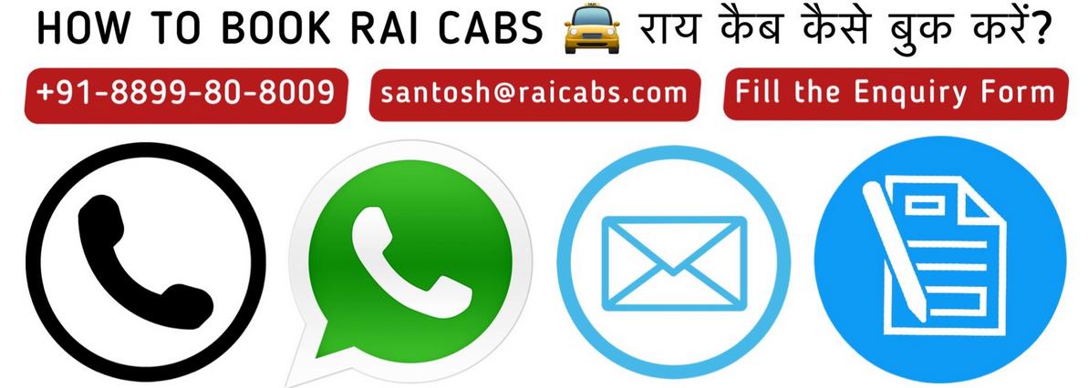 How to book Rai Cabs