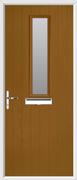 1 Square Composite Door obscure glass