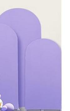 LAVENDER CHIARA BACKDROP ARCH COVER FOR RENT
