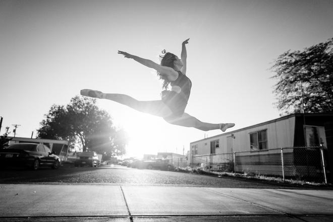 bailarina dançando bem-estar