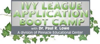 Ivy League Application Boot Camp Dr Paul Lowe