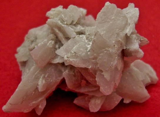 Calcite pseudomorph after Glauberite crystals, Camp Verde District, Yavapai County, Arizona, USA, ex Ted Morley, circa1960