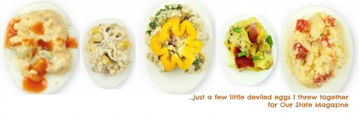 all sorts of deviled eggs