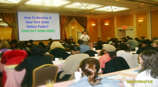 Take NY Notary Public License Class Plainview Long Island, NY