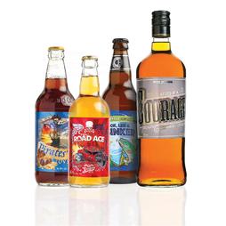 Beverage glass bottle labels superior adhesion UV coated, scratch resistant