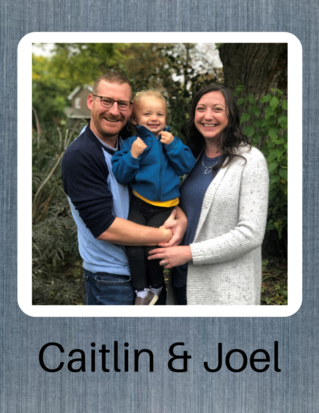 Adoption Profile Book Cover- Caitlin and Joel