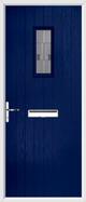 Cottage composite door lignum glass