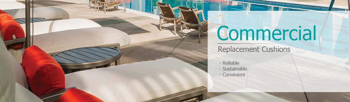 hotel resort pool side chaise lounge with sunbrella replacement cushions 
