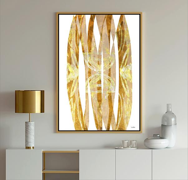 Gold Abstract Art, #Gold art, #abstract art, #Dubois Art