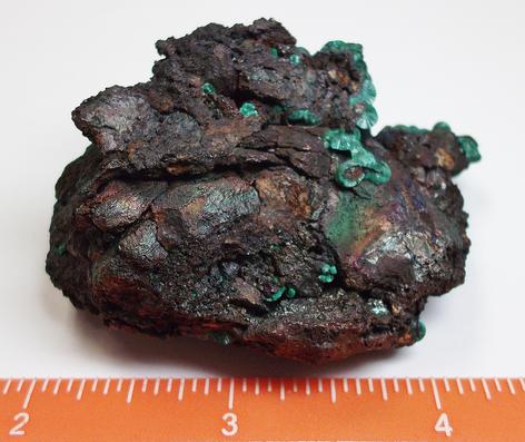 malachite & wulfenite Whim Creek Copper Mine Australia