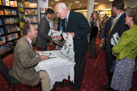 Craig Lawrence signing books in Waterstones Salisbury